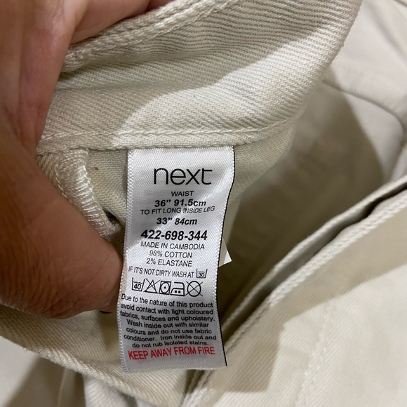 Next Slim Fit Denim. Size - 36 - Picture 11 of 13